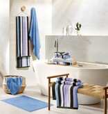 De Witte Lietaer Ophelia Khalilia  gestreepte handdoekenlijn met lila - khaki - wit - sky blue