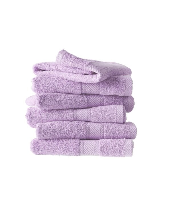De Witte Lietaer handdoekenlijn Helene lila in verschillende maten