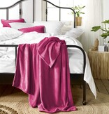 De Witte Lietaer fleece plaid cerise Snuggly