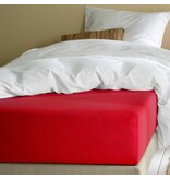 Moodit hoeslaken jersey stretch Alina deep red, vanaf