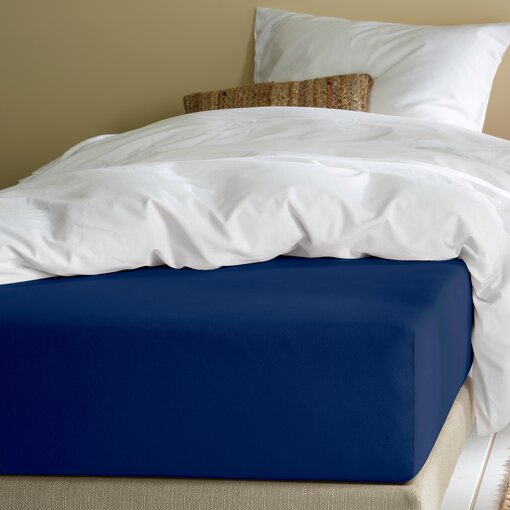 Moodit hoeslaken jersey stretch Alina navy blue, vanaf