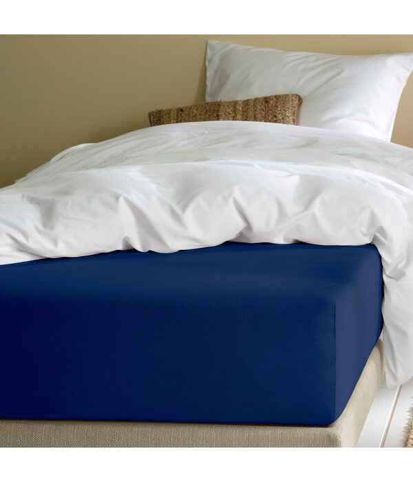 Moodit hoeslaken jersey stretch Alina navy blue, vanaf