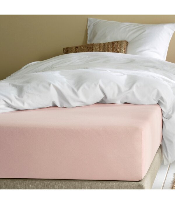Moodit Hoeslaken Mood!t jersey stretch Alina pearl pink