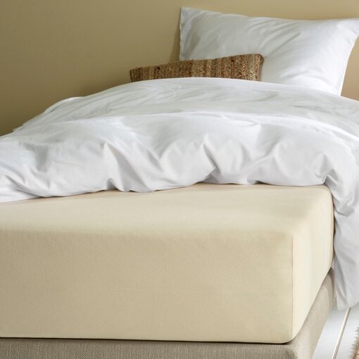 Moodit hoeslaken jersey stretch Alina sand, vanaf