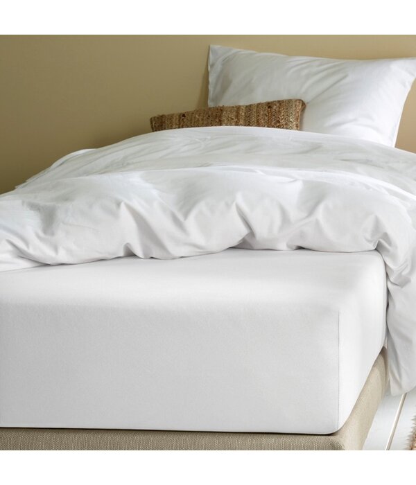 Moodit Hoeslaken Mood!t jersey stretch Alina white