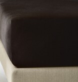 De Witte Lietaer zwart jersey hoeslaken,  Elena black