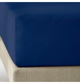 De Witte Lietaer blauw jersey hoeslaken,  Elena navy blue