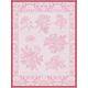 theedoek Jardin des Roses pink