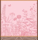 Le Jacquard Français theedoek Blooming pink