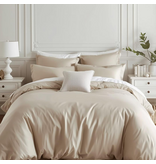 Bonnanotte zand dekbedovertrekset York maan, katoen satijn 300TC