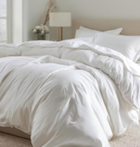 Bonnanotte witte dekbedovertrekset York, katoen satijn 300TC