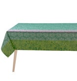 Le Jacquard Français Cottage green gecoate tafelloper 50x175 cm