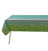 Le Jacquard Français Cottage green gecoate tafelloper 50x175 cm