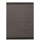 Le Jacquard Français wafel keukenhanddoek Braise grey
