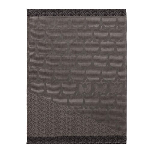 Le Jacquard Français wafel keukenhanddoek Braise grey