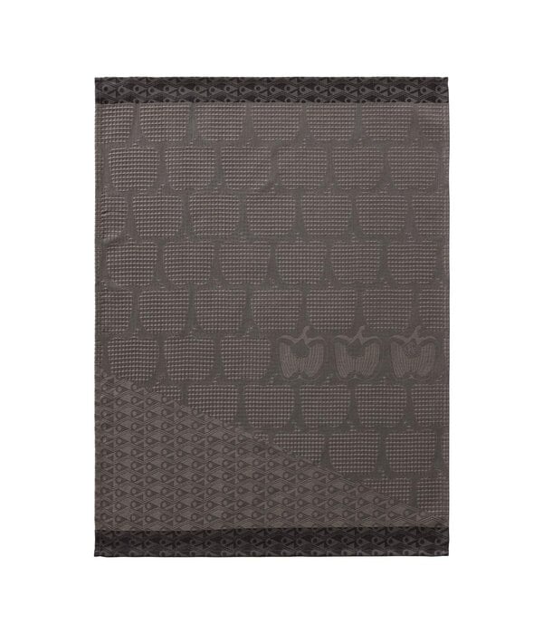 Le Jacquard Français wafel keukenhanddoek Braise grey