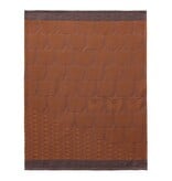 Le Jacquard Français wafel keukenhanddoek Braise red