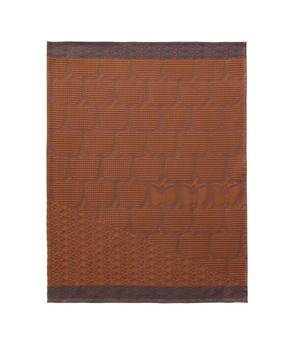 Le Jacquard Français wafel keukenhanddoek Braise red