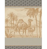 Le Jacquard Français theedoek Dune Dromadaire beige