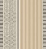 Le Jacquard Français theedoek Dune Rayures beige