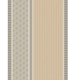 Le Jacquard Français theedoek Dune Rayures beige