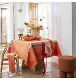 Le Jacquard Français gecoat oranje tafellinnen Mumbai orange