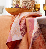 Le Jacquard Français gecoat oranje tafellinnen Mumbai orange