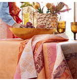 Le Jacquard Français gecoat oranje tafellinnen Mumbai orange