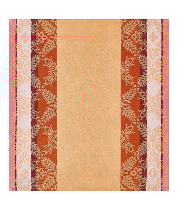 Le Jacquard Français gecoat oranje tafellinnen Mumbai orange