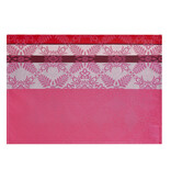 Le Jacquard Français Mumbai roze, gecoat tafellinnen pink