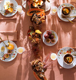 Le Jacquard Français tafellinnen Vegetal mood orange