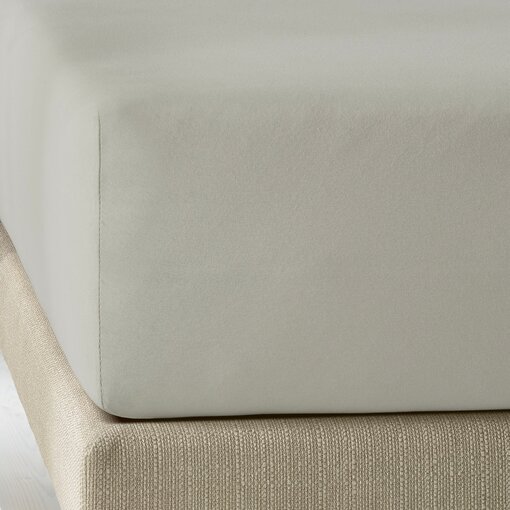 De Witte Lietaer zilvergrijs jersey hoeslaken Elena silver, vanaf