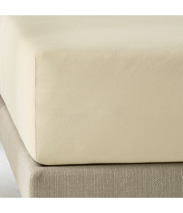 De Witte Lietaer Elena jersey hoeslaken, sand