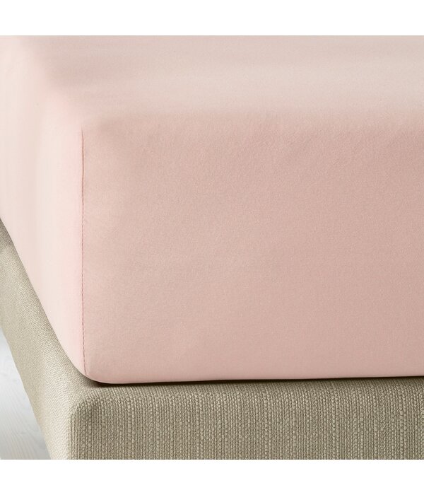 De Witte Lietaer Elena jersey hoeslaken, pearl pink