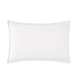 Essix witte kussensloop uni  (effen) gekamd katoen, percale,  blanc, 200TC