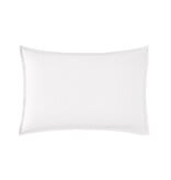 Essix witte kussensloop uni  (effen) gekamd katoen, percale,  blanc, 200TC