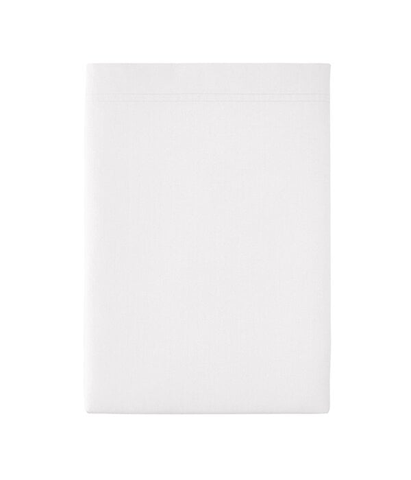 Essix witte kussensloop uni  (effen) gekamd katoen, percale,  blanc, 200TC