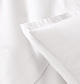 Essix witte kussensloop uni  (effen) gekamd katoen, percale,  blanc, 200TC