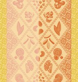 Le Jacquard Français theedoek Éclats Du Midi Douceur red