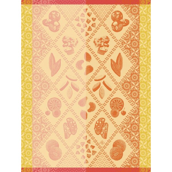 theedoek Éclats Du Midi Douceur red