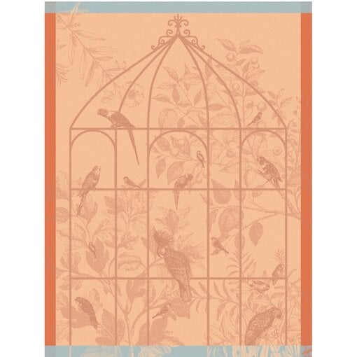 Le Jacquard Français theedoek Sonate orange