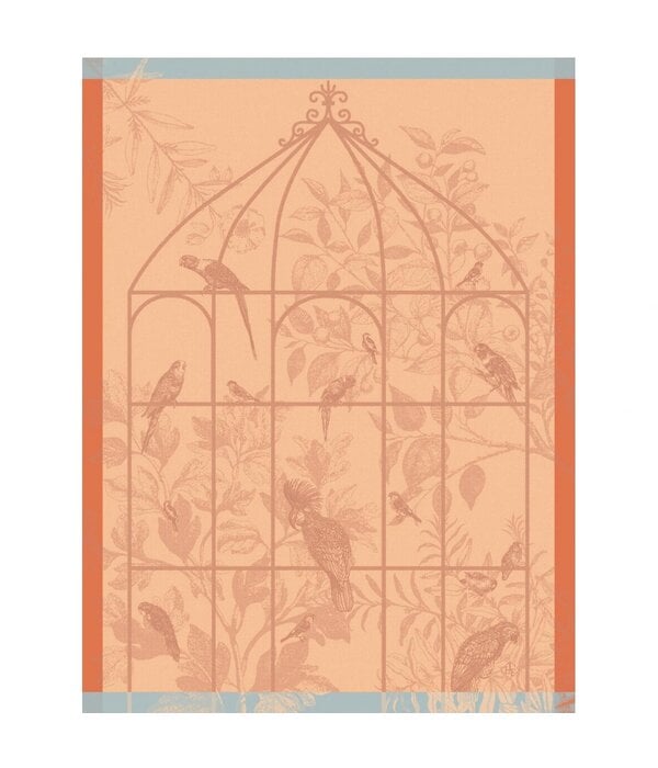 Le Jacquard Français theedoek Sonate orange