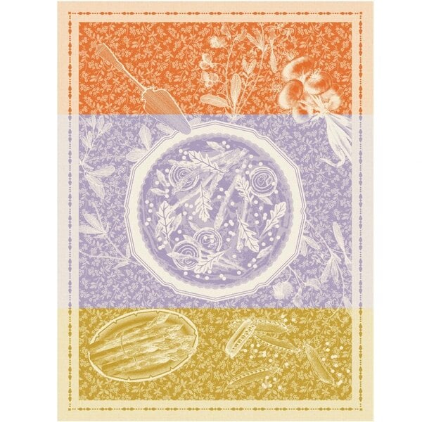 theedoek Tarte Printanière purple