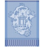 Le Jacquard Français theedoek Promenade Impériale blue