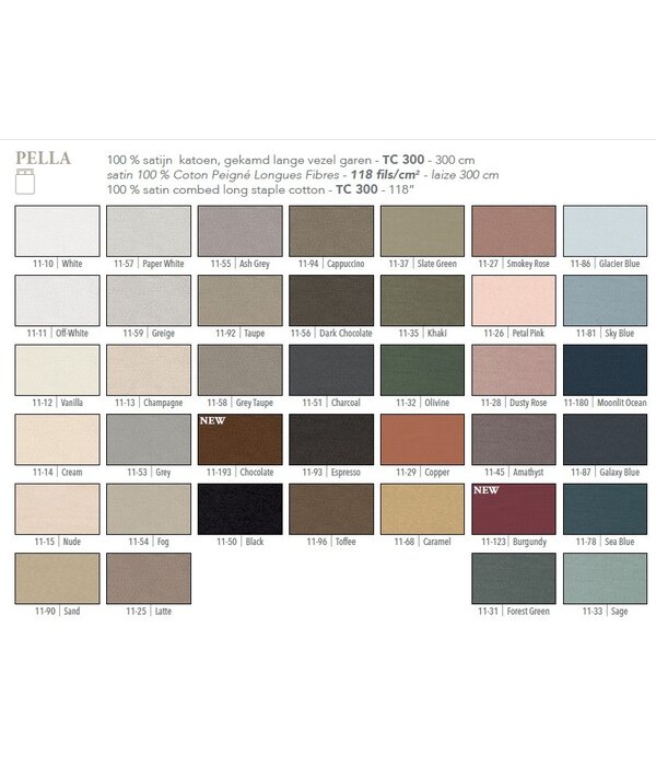 Mirabel Slabbinck Apsara 300TC katoen satijn 300TC