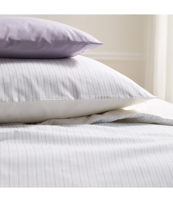 De Witte Lietaer dekbedovertrekset Lola sky blue lila 180TC