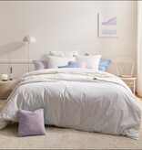 De Witte Lietaer dekbedovertrekset Lola sky blue lila 180TC
