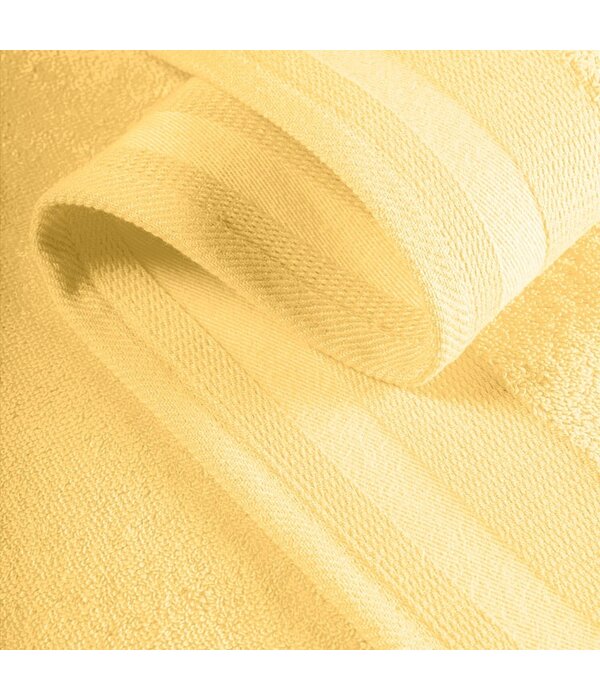 De Witte Lietaer zachtgele handdoekenlijn Excellence butter yellow