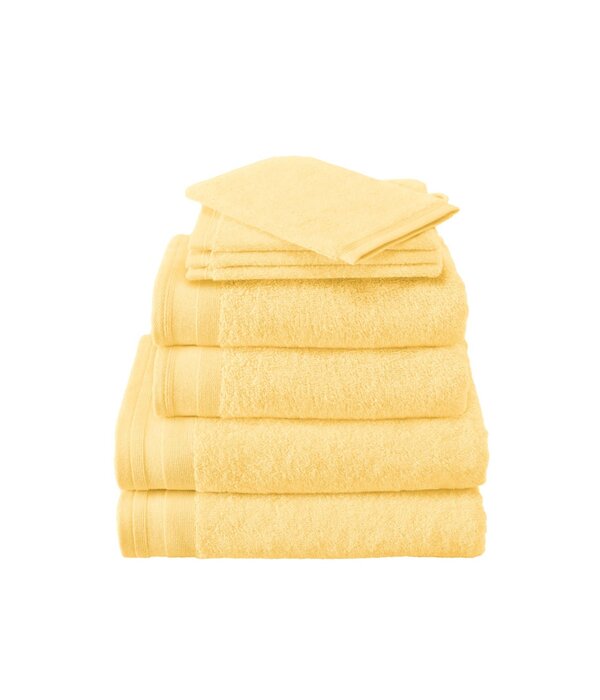 De Witte Lietaer zachtgele handdoekenlijn Excellence butter yellow