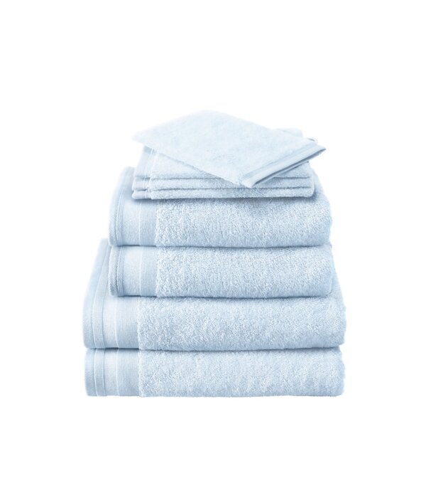 De Witte Lietaer zacht blauwe handdoekenlijn Excellence powder blue